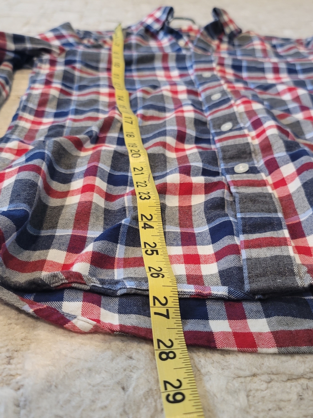 VINEYARD VINES Classic Fit Whale Shirt Button Down Navy Blue Red Men's Size XS - Picture 8 of 10